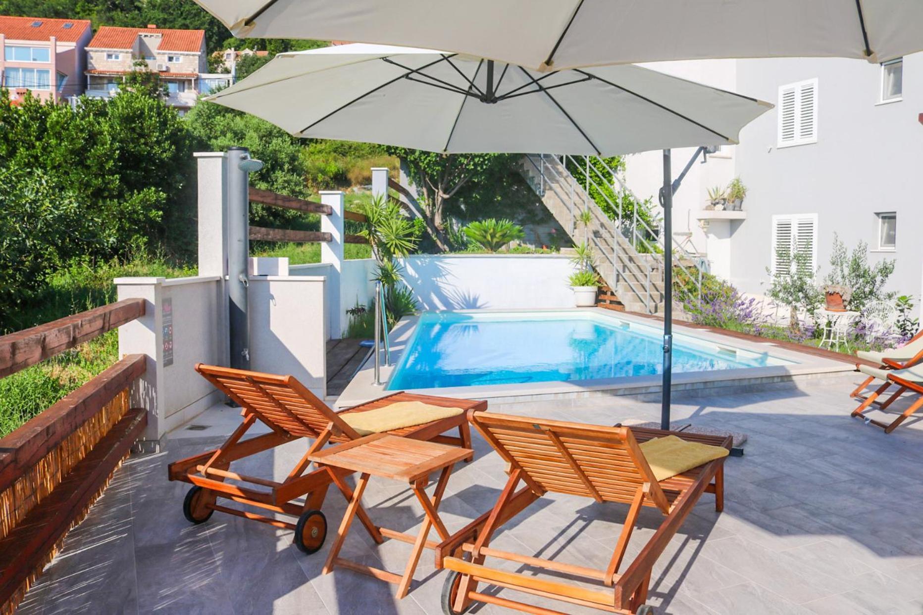 Villa My Rose With A Private Pool Mlini Exterior foto