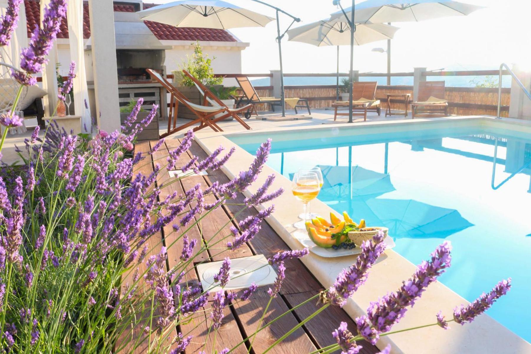 Villa My Rose With A Private Pool Mlini Exterior foto