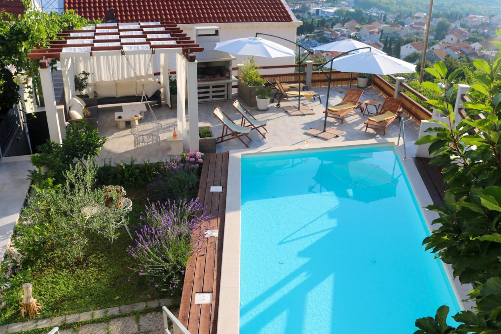 Villa My Rose With A Private Pool Mlini Exterior foto